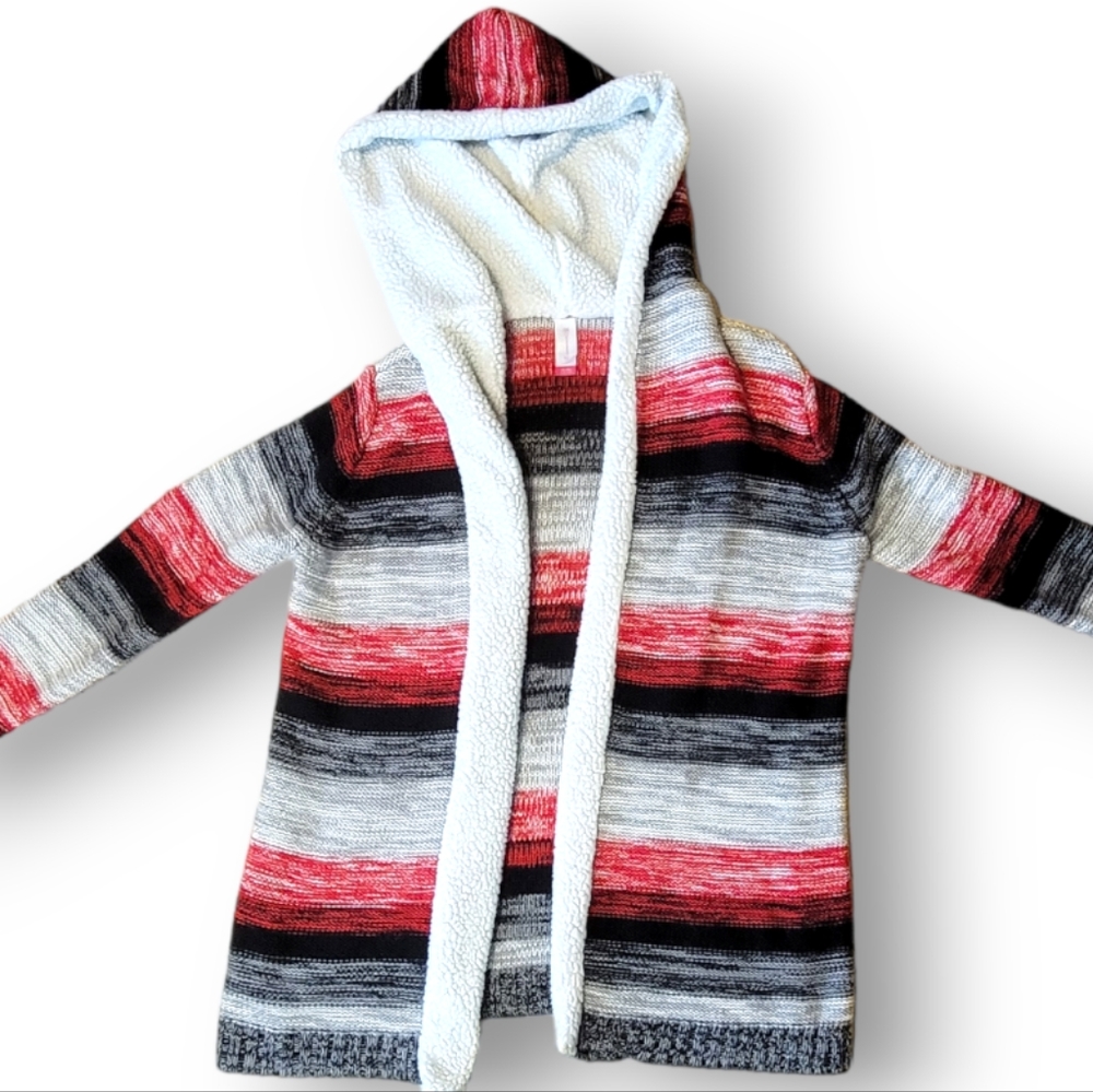 No Boundaries Open Front Striped Cardigan Size XL